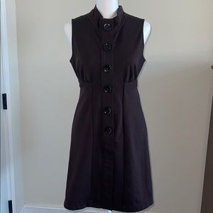 BANANA REPUBLIC sleeveless button front dress 4P